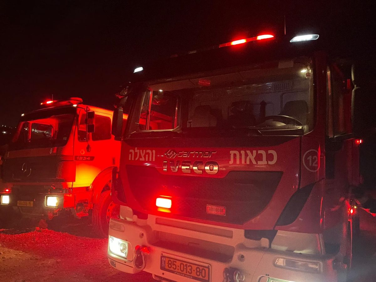 קרדיט - תיעוד מבצעי כבאות והצלה 