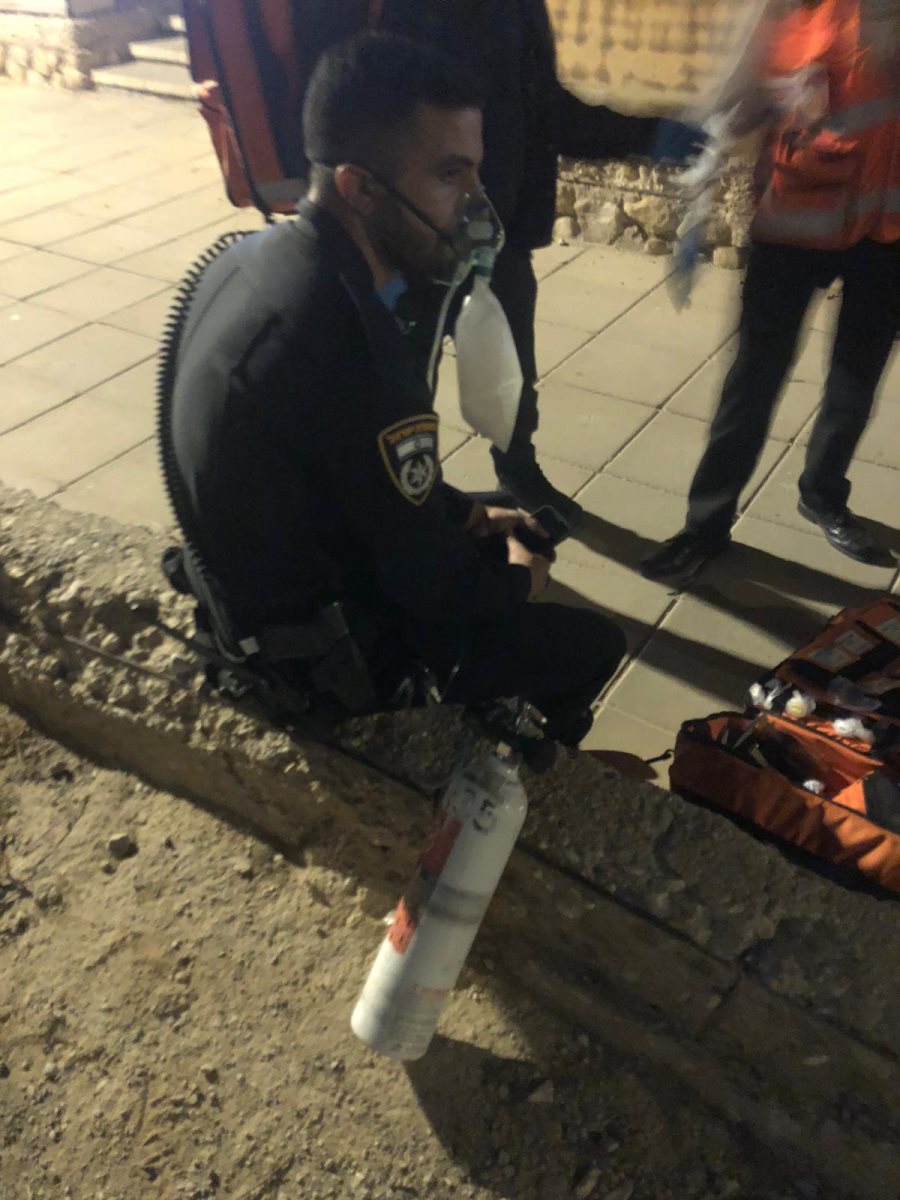 הסייר נתי לאחר החילוץ הנועז. קרדיט - דוברות מרחב נגב