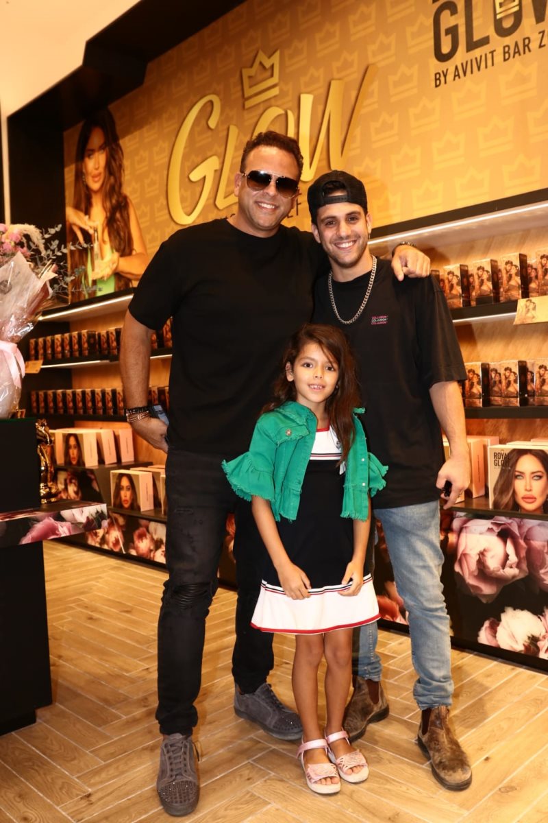 קווין רובין,ישראל אור והבת מישל. צילום: אור גפן