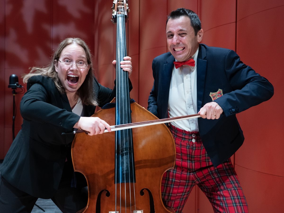 הדוד חיים. קרדיט - הסינפונייטה הישראלית באר שבע