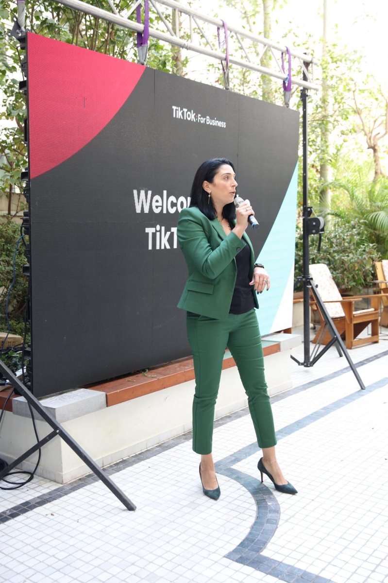 נטלי זיו בכנס של טיקטוק בישראל. קרדיט - דור אליהו