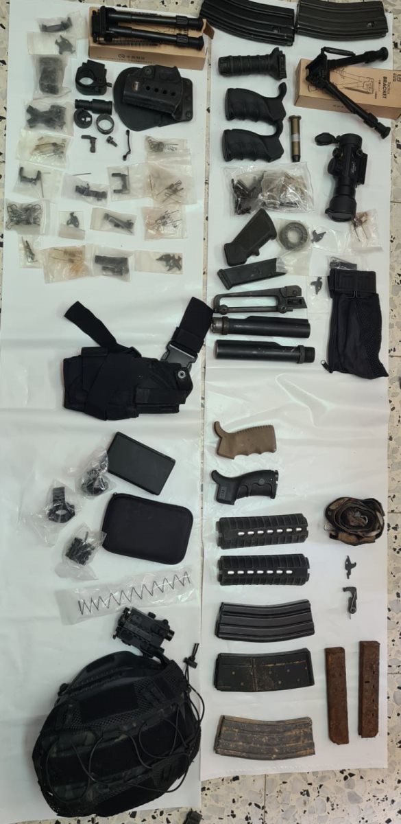 אמל"ח בכמויות גדולות. קרדיט - דוברות מרחב נגב