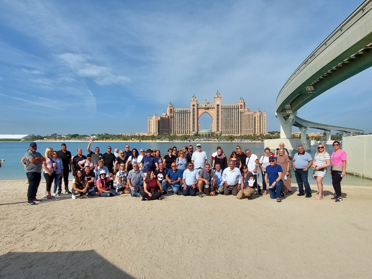 הקבלנים כבשו את דובאי. קרדיט - ארגון הקבלנים