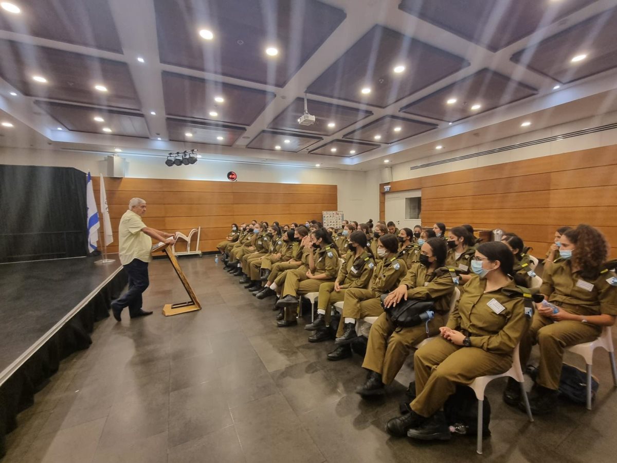 הדרכת קצינות נפגעים בבית הלוחם. קרדיט - צילום פרטי