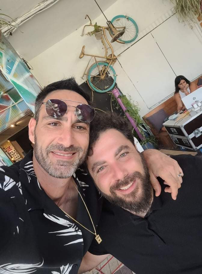 ראודור חדד וגיא בלילה. צילום: פרטי