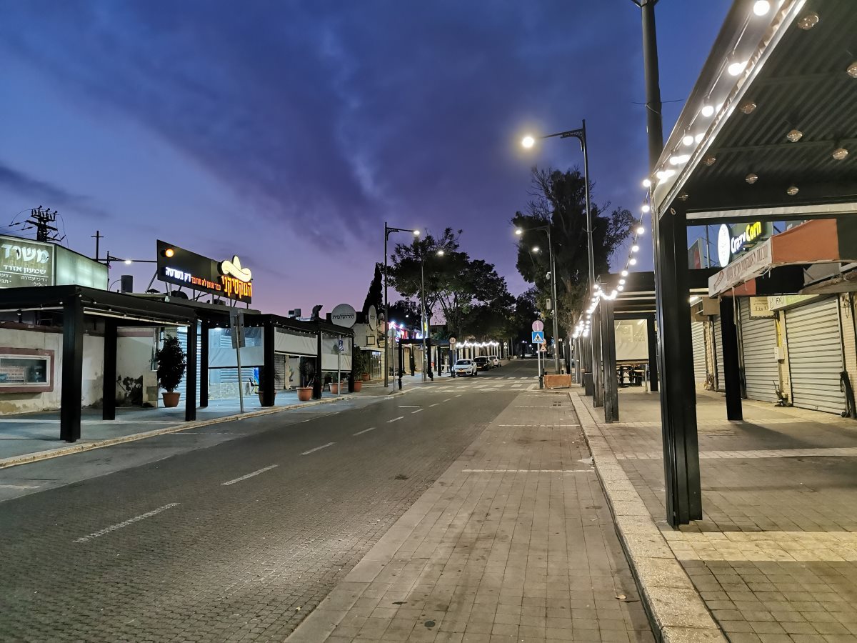 שדרת האוכל בעיר העתיקה באר שבע | צילום: באר שבע נט 