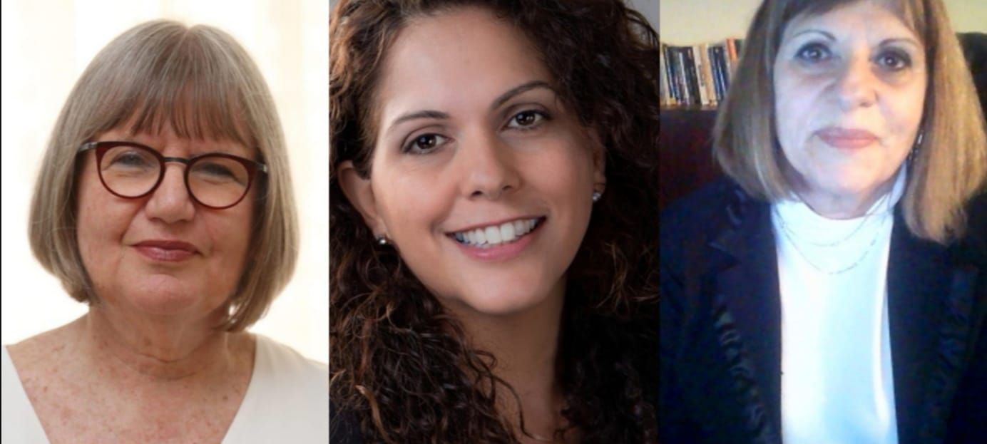 מימין לשמאל: ד"ר יעל סנה, ד"ר הילה רימר ורונית לב-ארי 