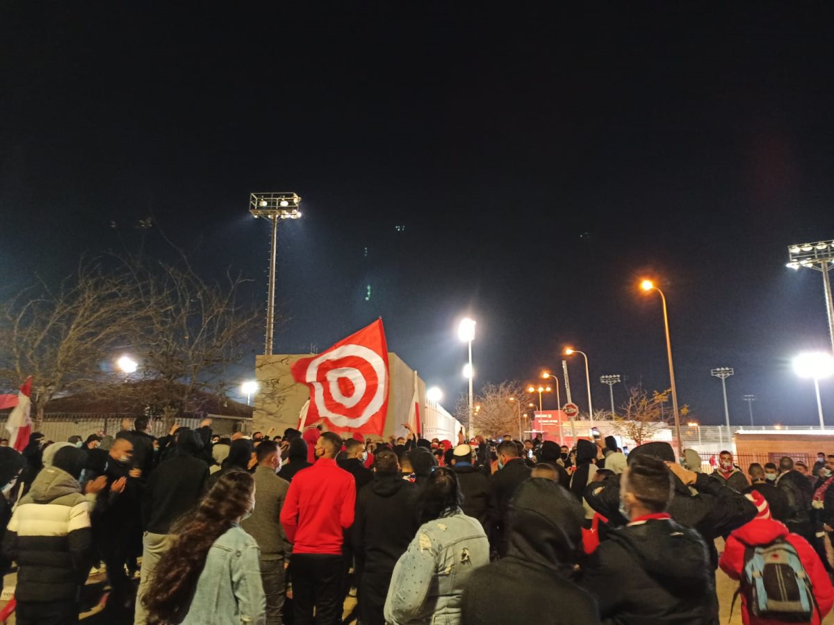 אוהדי הפועל באר שבע. צילום: יהלי אוזן | באר שבע נט