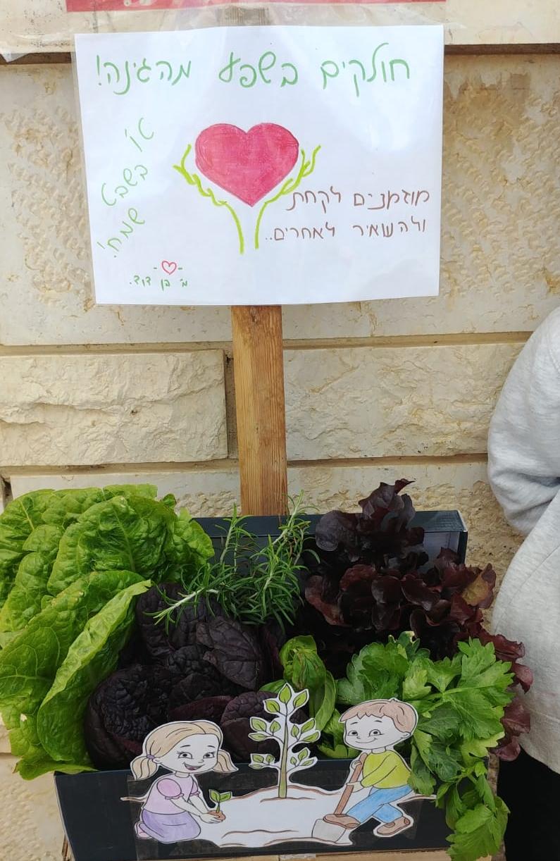 באדיבות מיזם חולקים בשפע מהגינה