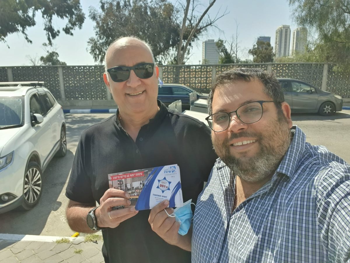 קובי רביבו ואבנר בן סניור. צילום יח"צ