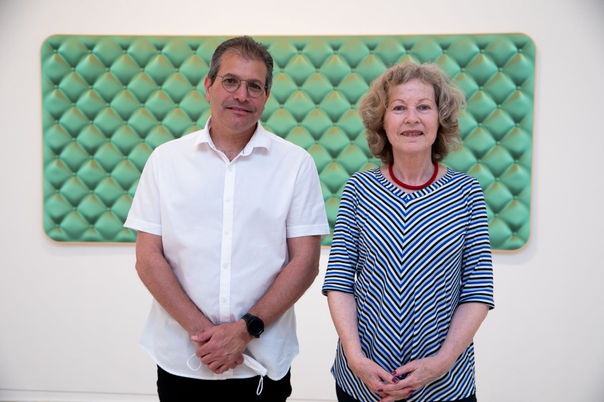 עודד שהם וד"ר דליה מנור. צילום דייגו מיטלברג