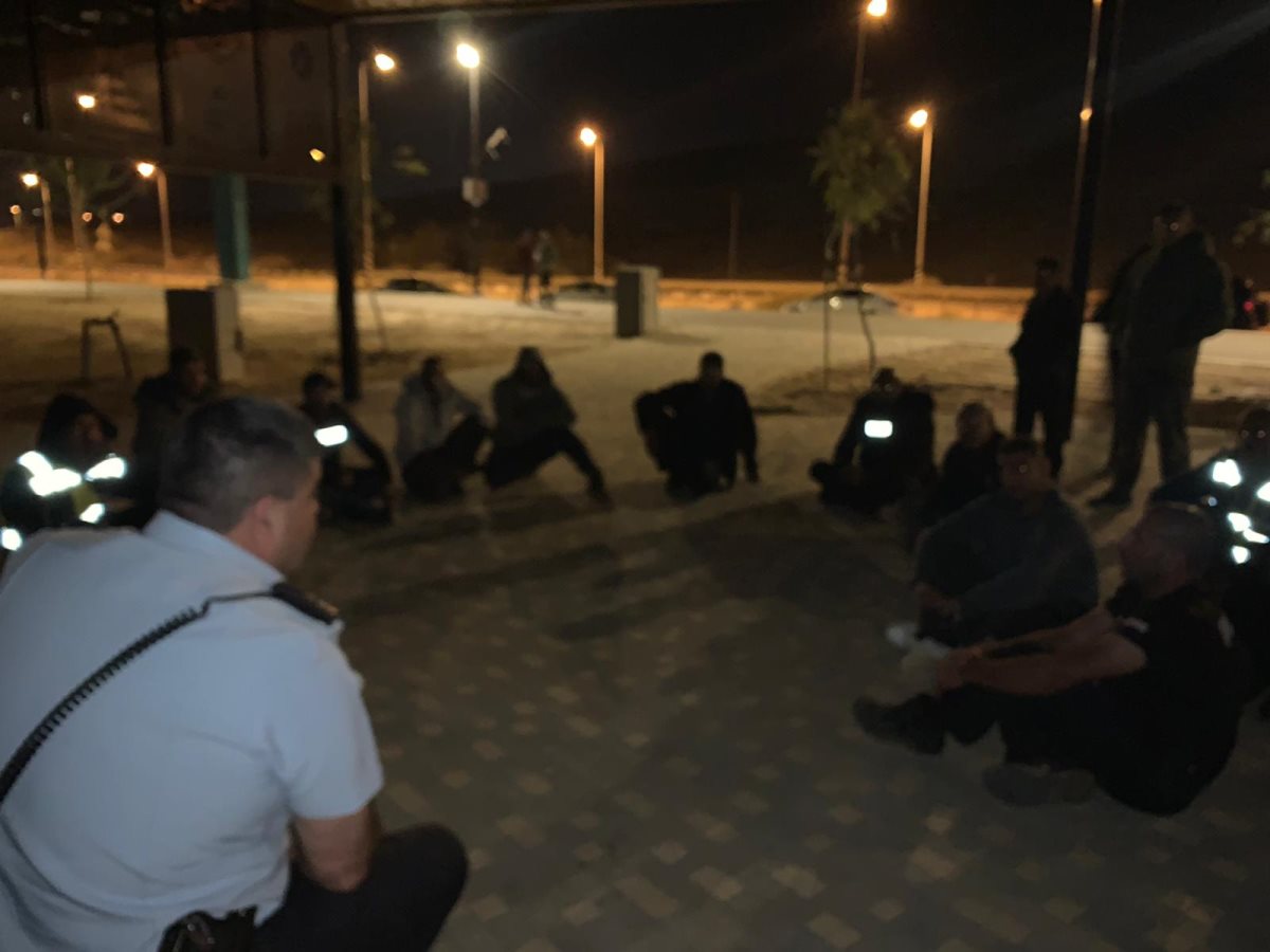 התמונה שהוצאה מהקשרה. קרדיט - דוברות המשטרה