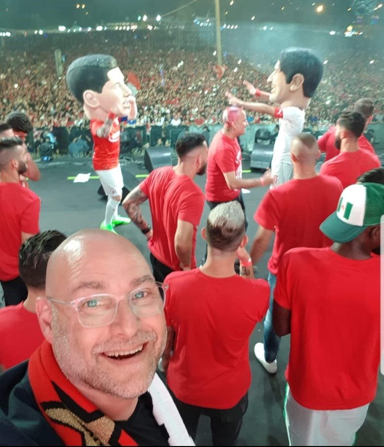 על במת חגיגות האליפות. קרדיט - צילום פרטי