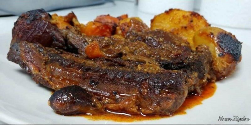 אסאדו עם ירקות שורש -פסיפלורה מתכונים