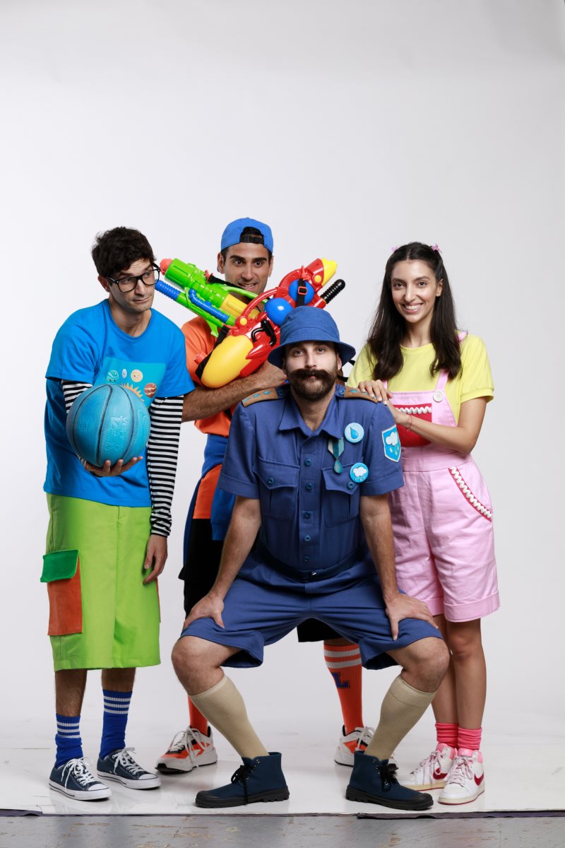 עוד טיפה הצגת ילדים קומית נודדת של תיאטרון באר שבע. צילום אילן בשור