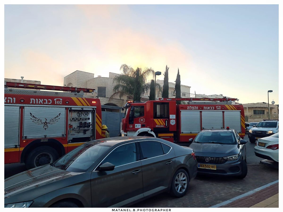 זירת האירוע. קרדיט - מתנאל בושרי