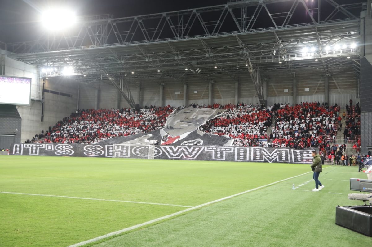 תצוגת עידוד בלתי פוסקת. קרדיט - זאב דיקמן