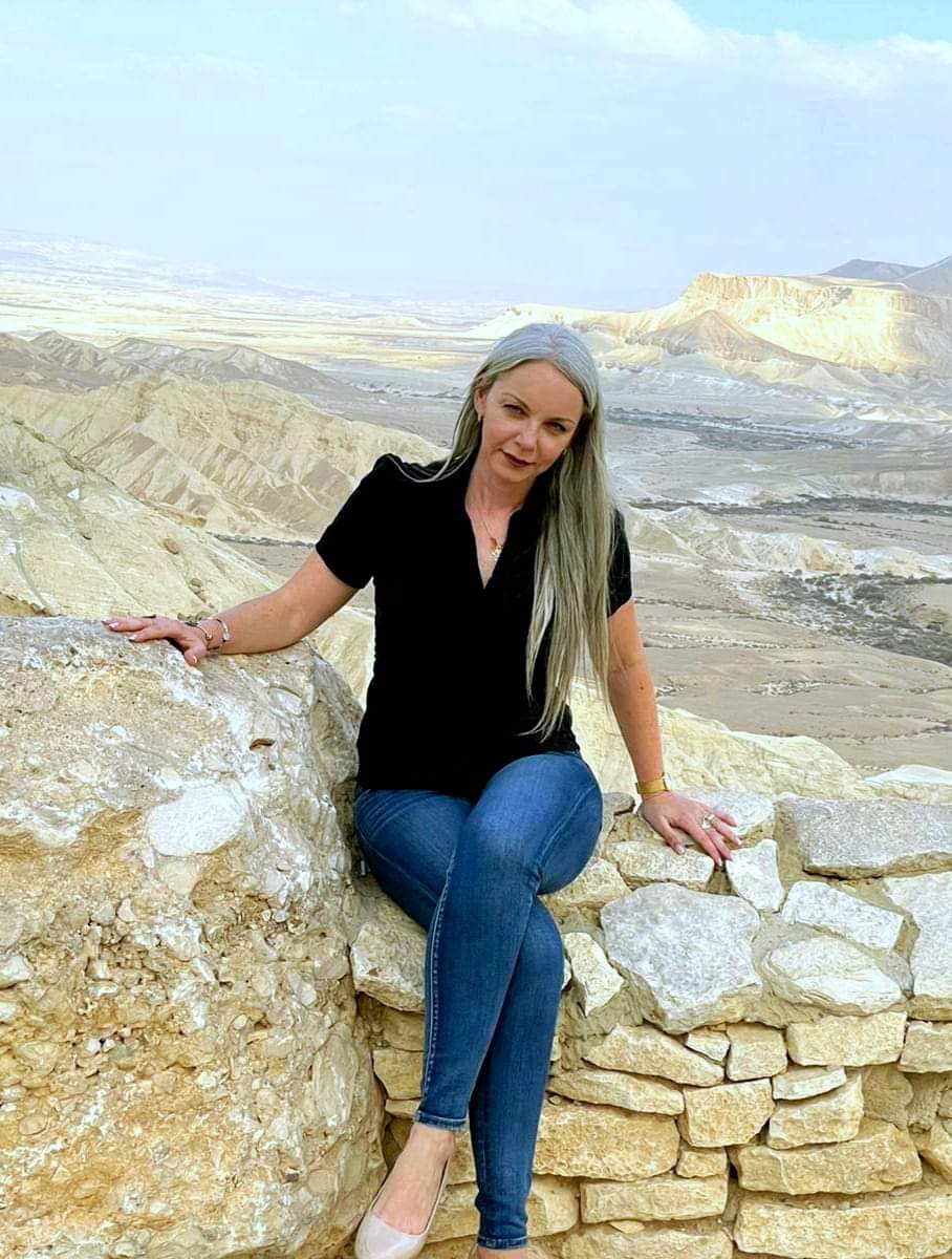 "התאהבתי במדבר, בנופים הקסומים והקהילה החמה והמלוכדת שבה", ג'ולי קייט. קרדיט - צילום פרטי