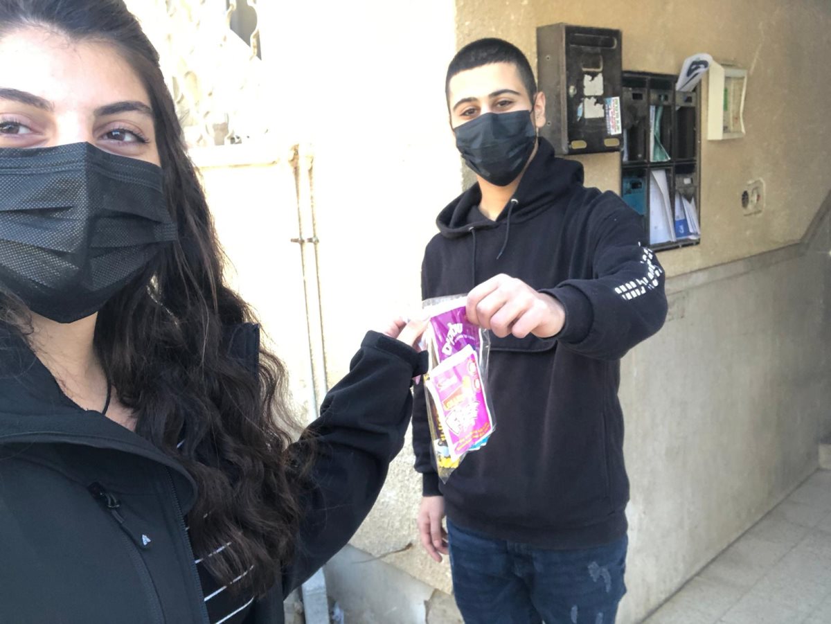 קצת נחת בכל הכאוס. קרדיט - תיכון עתיד באר שבע