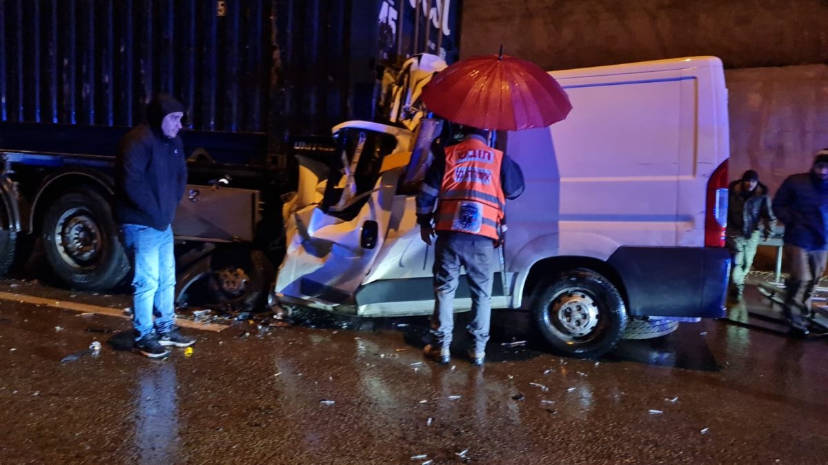 התאונה הקשה בצומת גורל. קרדיט - איחוד והצלה