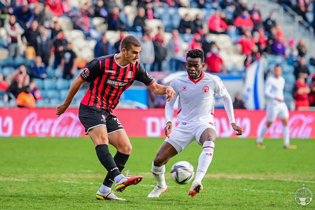 שער ראשון שלו מאז ספטמבר, יוג'ין אנסה. קרדיט - הפועל "מחסני השוק" באר שבע