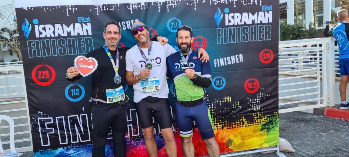 מימין - מיקי הווארד, אלדד דגן ודן כהן. קרדיט - אלדד דגן