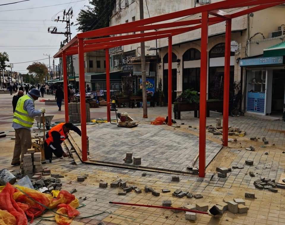 חלק מתהליך מתמשך, עבודות ברחוב קק"ל. קרדיט - עיריית באר שבע