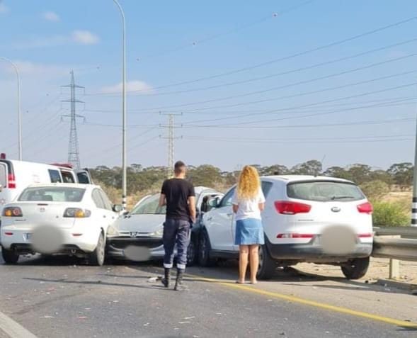 התאונה בגורל. קרדיט - מד"א
