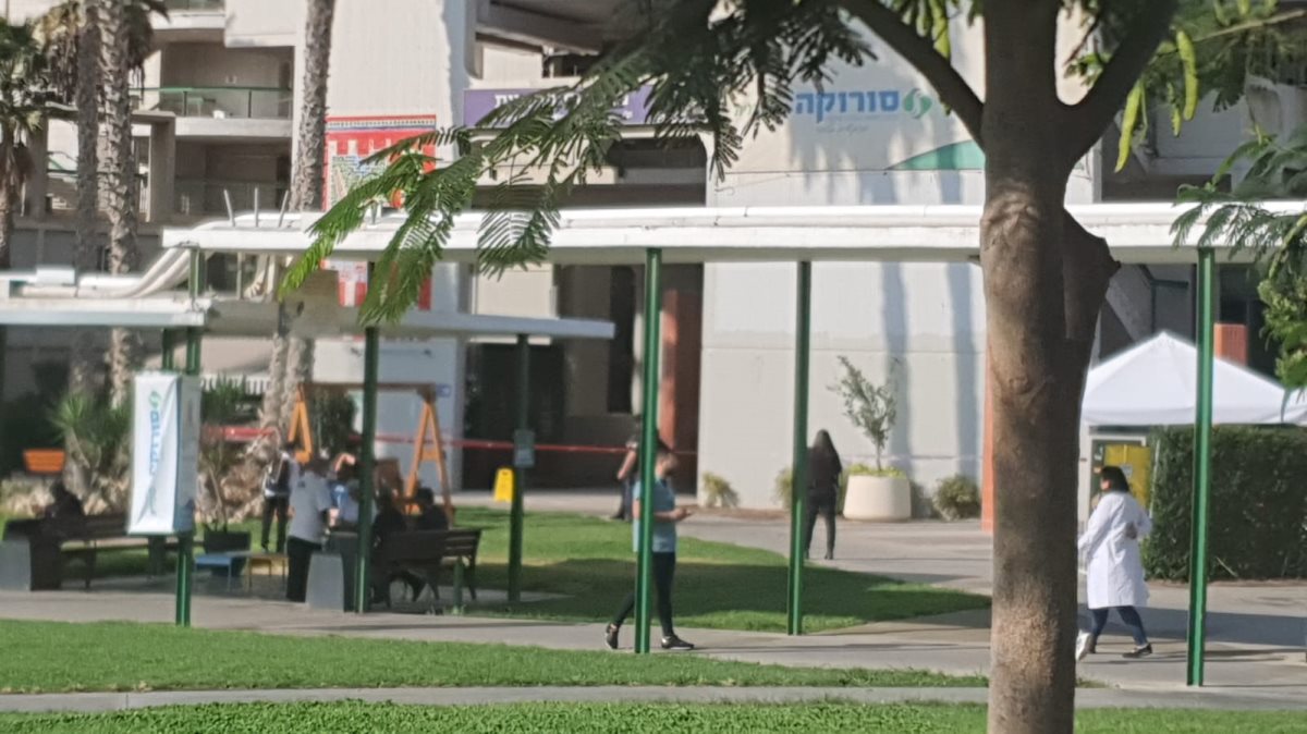 חזית בית החולים, לפני זמן קצר. קרדיט - צילום פרטי