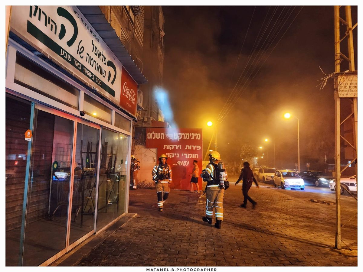 קרדיט - מתנאל בושרי - תיעוד מבצעי כבאות והצלה