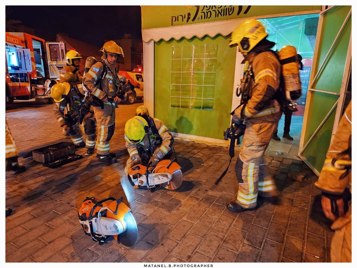 קרדיט - מתנאל בושרי - תיעוד מבצעי כבאות והצלה