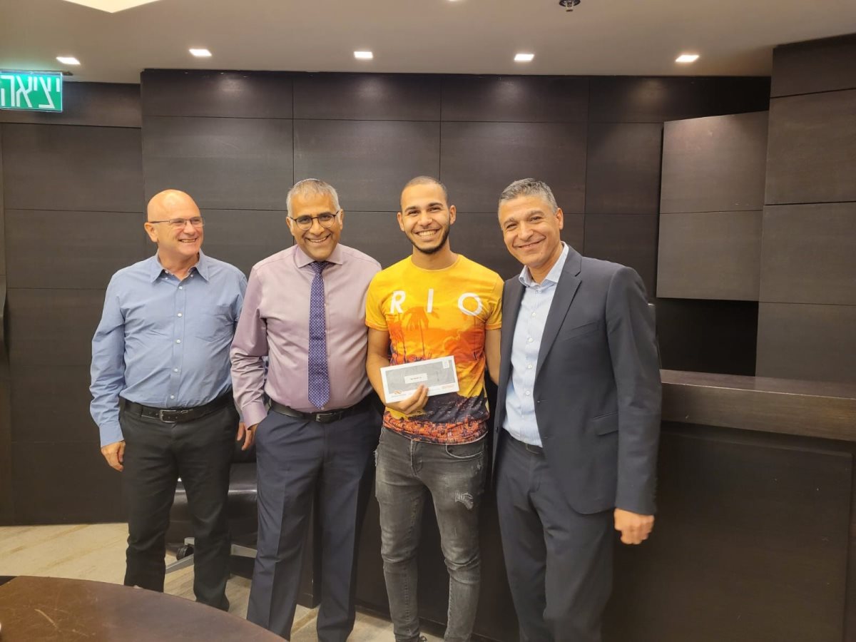 משה לארי, יוסף אבו עסל, ניסן לוי אלון גייר. קרדיט - מזרחי טפחות