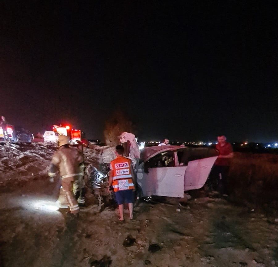 התאונה הצומת תפרח. קרדיט - איחוד הצלה