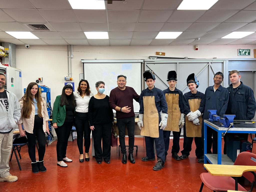 תלמידי תיכון עתיד. קרדיט: תיכון עתיד באר שבע