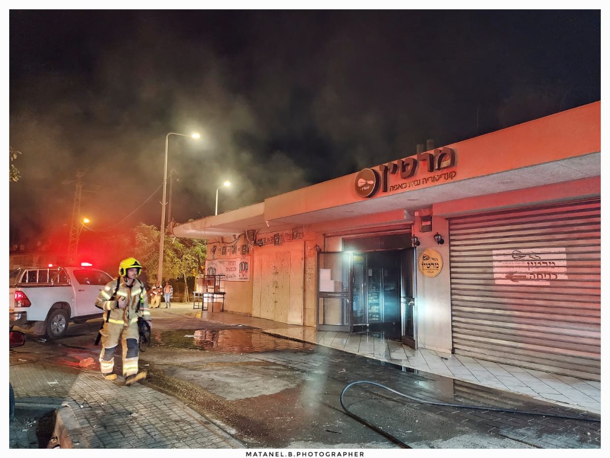קרדיט - מתנאל בושרי - תיעוד מבצעי כבאות והצלה