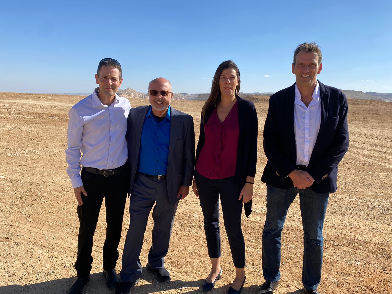 אמיר הלוי, ניקול הוד סטרו, דיוויד מיראז וערן דורון. קרדיט - איה דבורין תקשורת