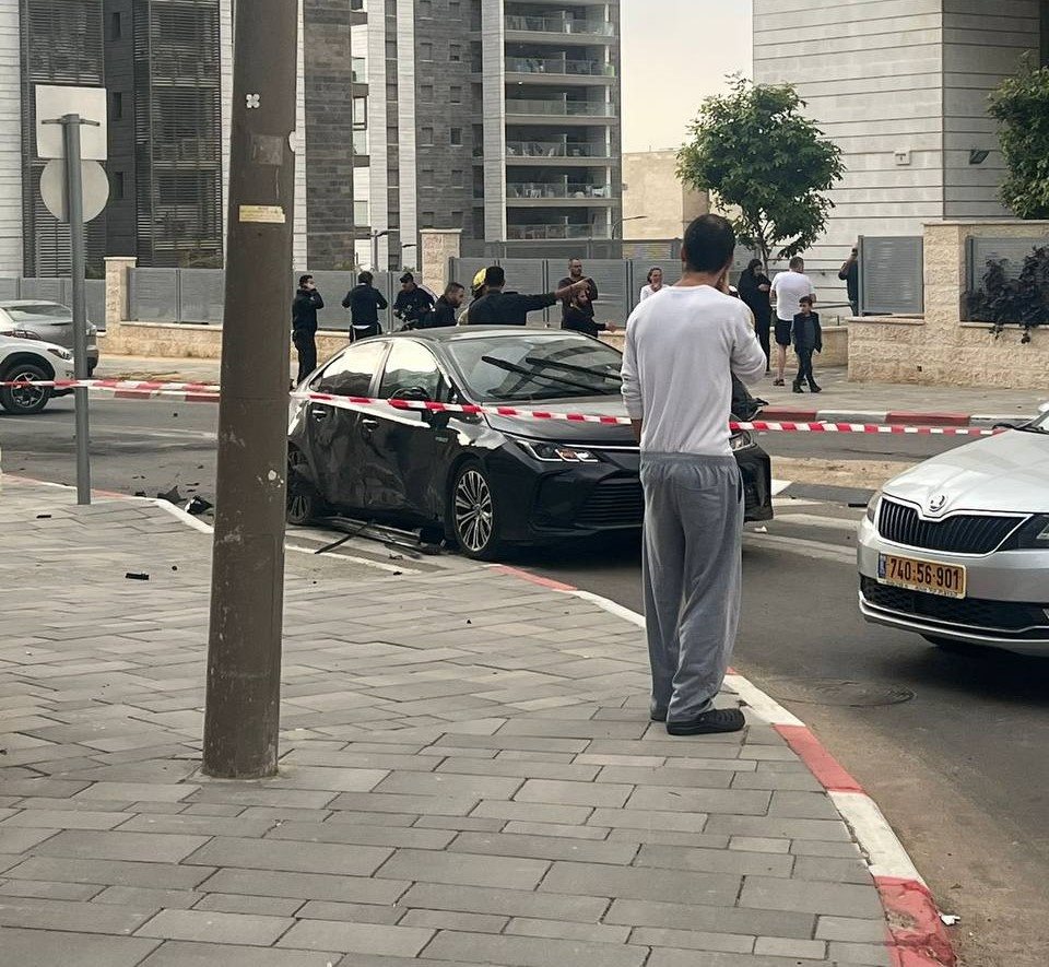 זירת הפיצוץ. קרדיט - תוכן גולשים ע"פ סעיף 27א'