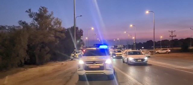 זירת הדריסה. קרדיט - ערוץ הנגב (תוכן גולשים ע"פ סעיף 27א')