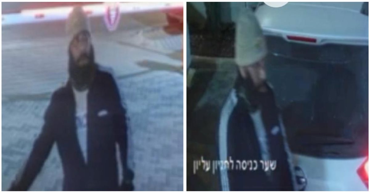 החשוד. קרדיט - דוברות מרחב נגב