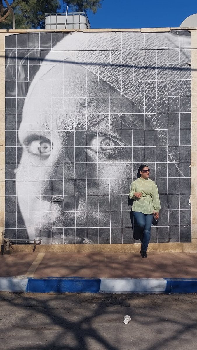 צייד גרפיטי -סיור גרפיטי בעתיקה. צילום- רחלי מאור