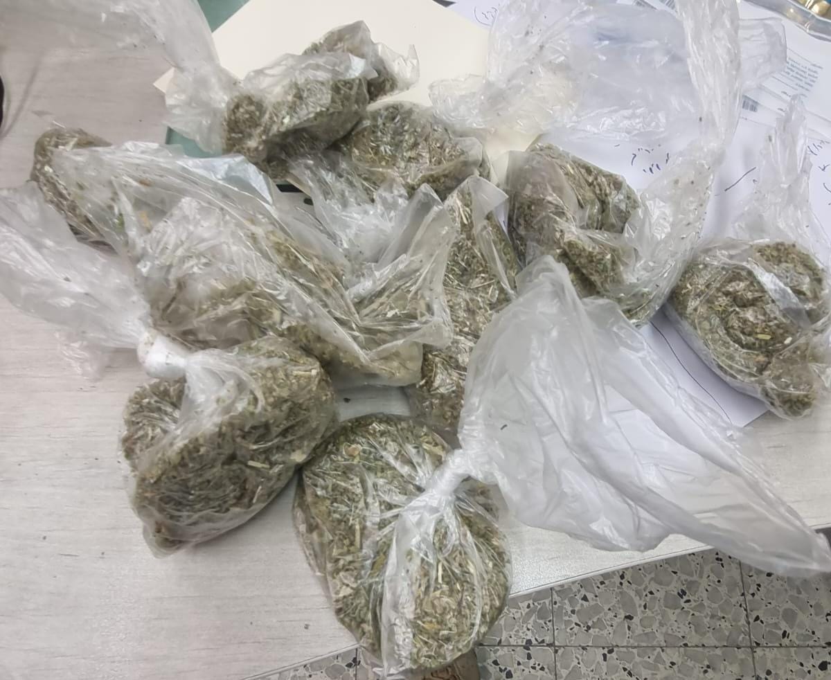 השלל שנתפס בידי המשטרה. קרדיט - דוברות מרחב נגב