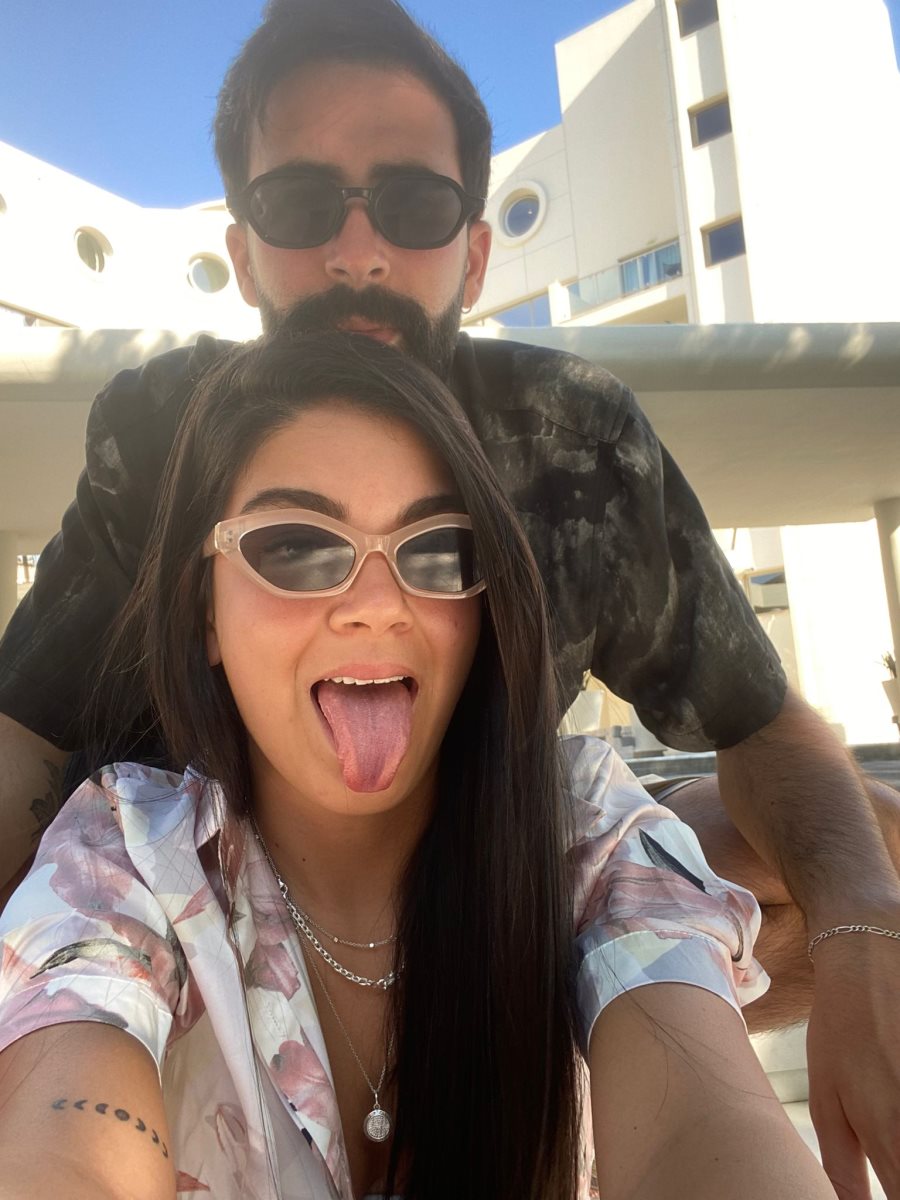 אור חדד ובן הזוג. קרדיט - צילום פרטי