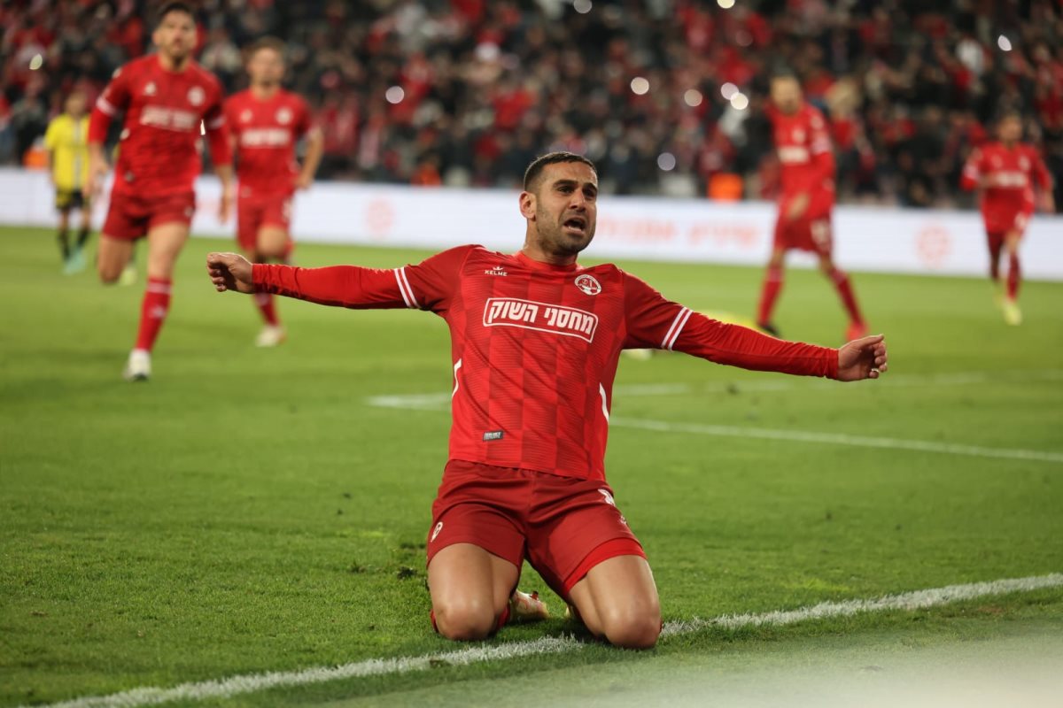 המון לחץ השתחרר בסיום המשחק. קרדיט - זאב דיקמן