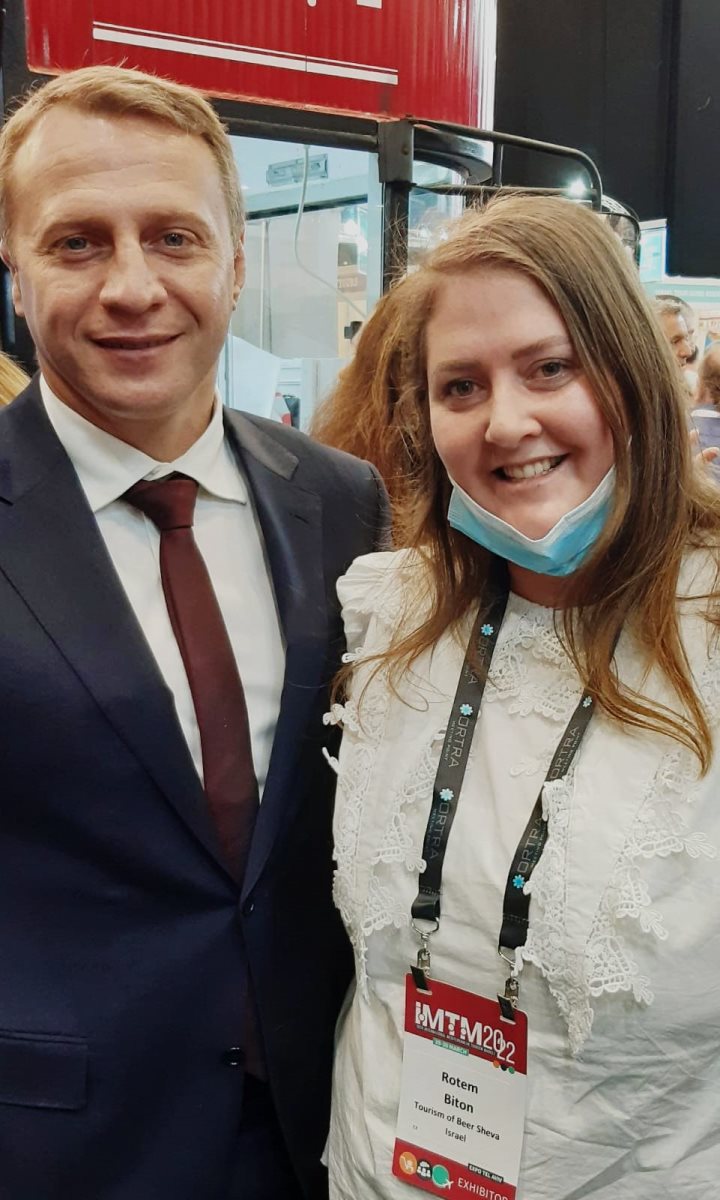 עם שר התיירות. צילום- רותם ביטון