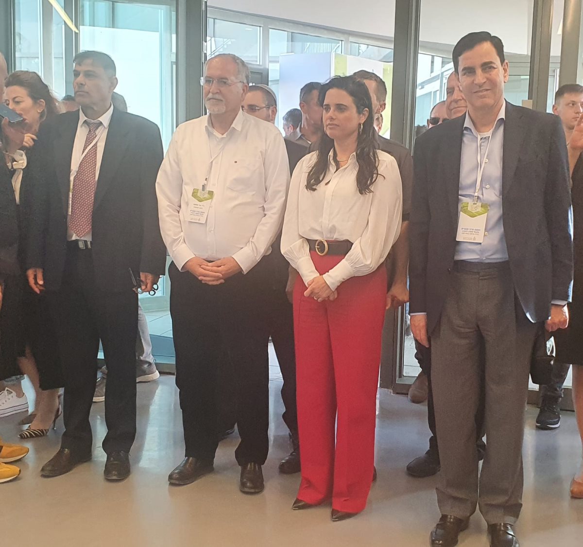 השרה שקד באירוע הפתיחה. קרדיט - נאות חובב