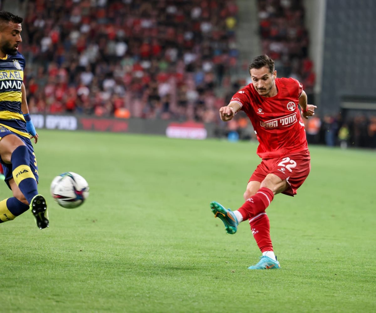 גול ראשון באדום, הלדר לופס. קרדיט - זאב דיקמן