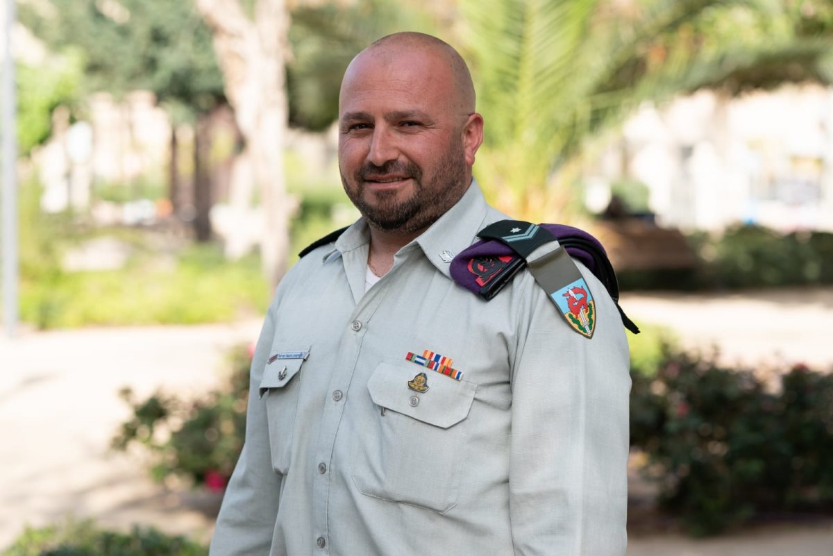 רס"ב נתנאל מויאל. קרדיט דובר צה"ל