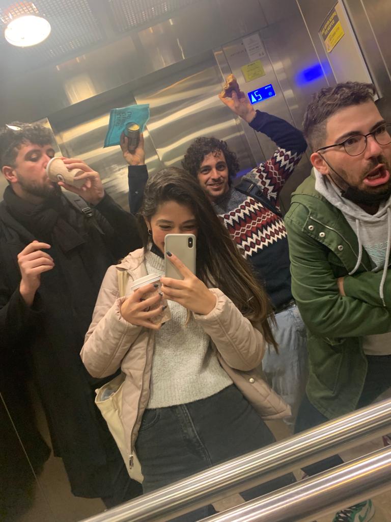 נועה והחברים. קרדיט - צילום פרטי