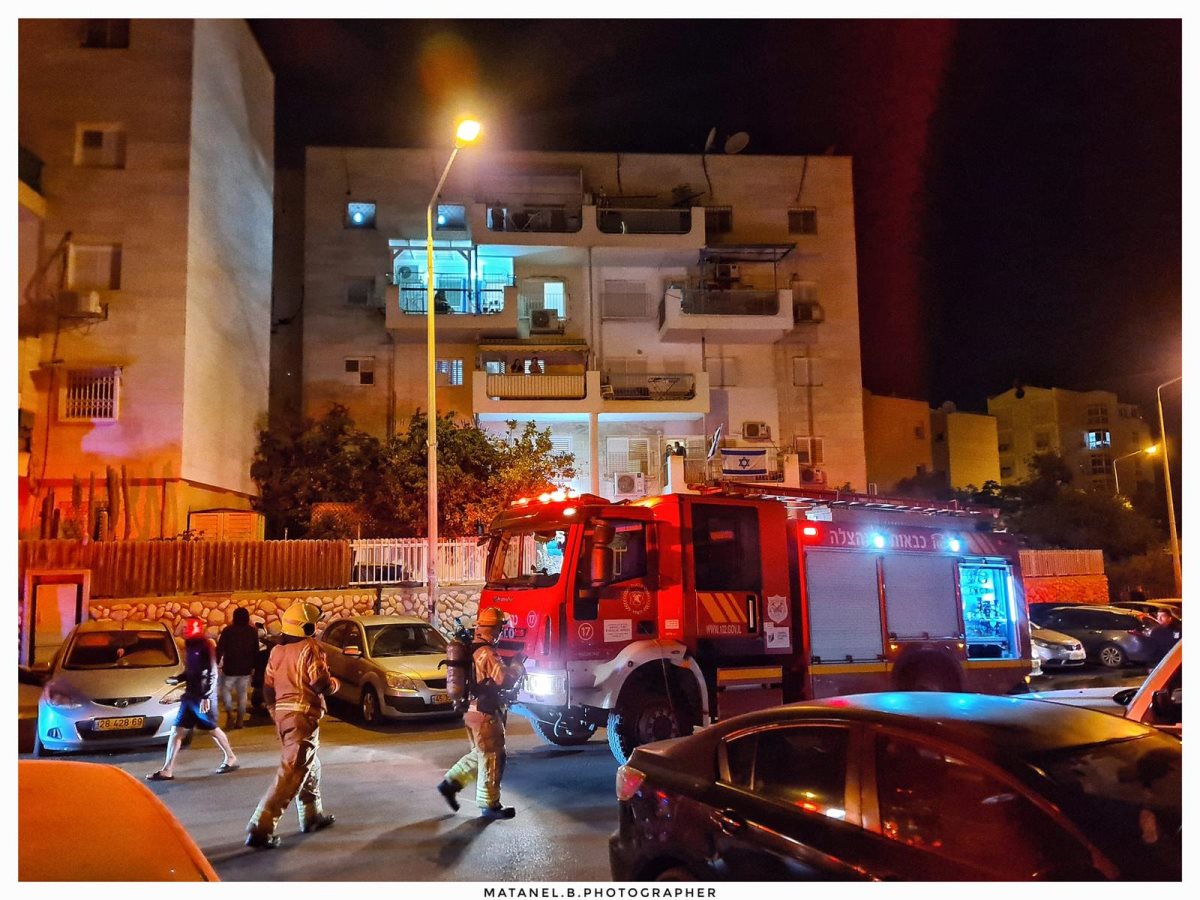 קרדיט - מתנאל בושרי - תיעוד מבצעי כבאות והצלה