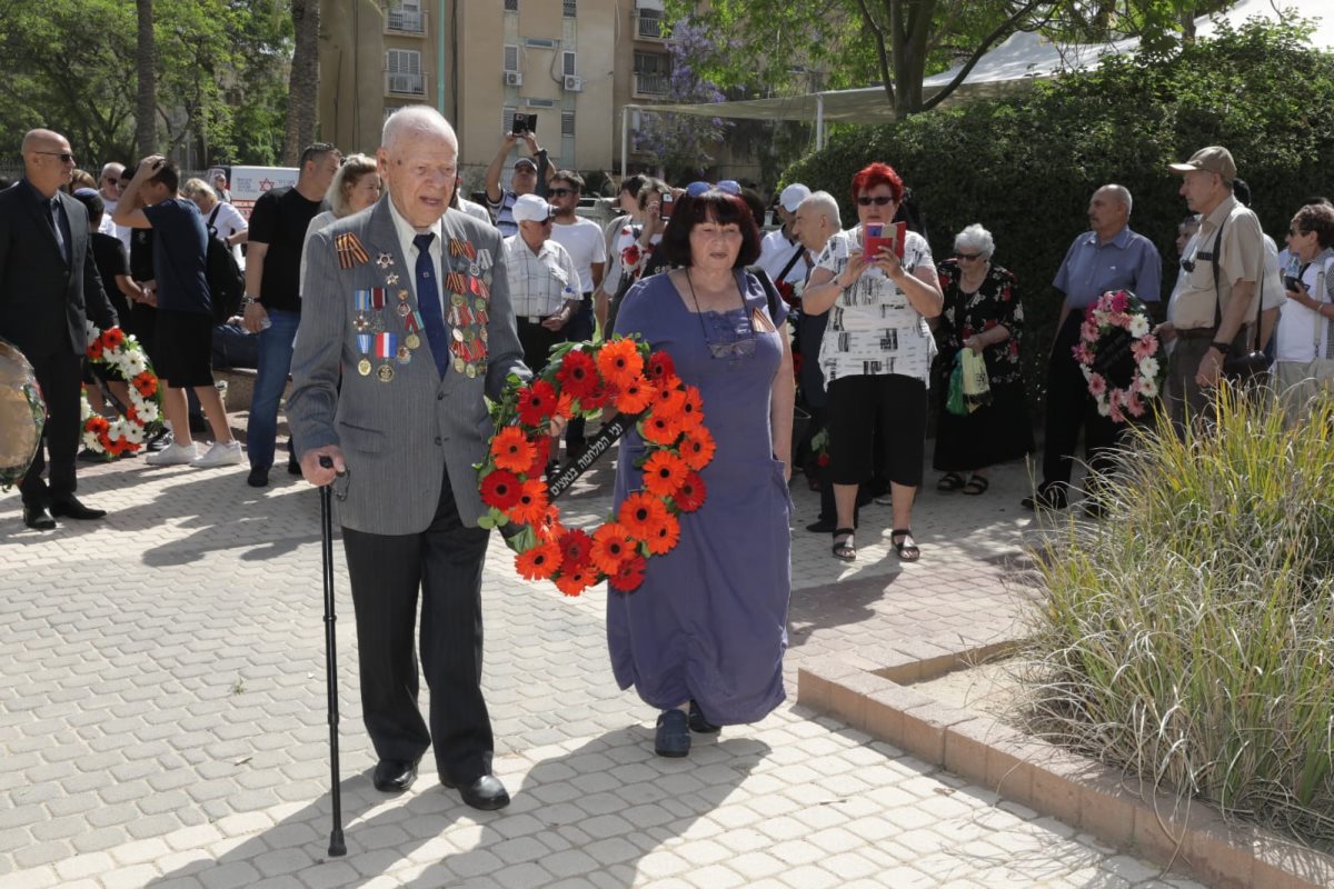 גם אחרי 77 שנה, לא שוכחים את הניצחון האדיר. קרדיט - עיריית באר שבע